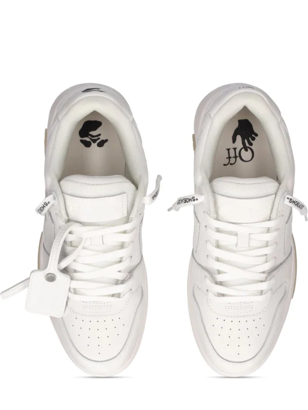 OFF-WHITE OUT OF OFFICE “OOO” CALF LEATHER WHITE - immagine 2