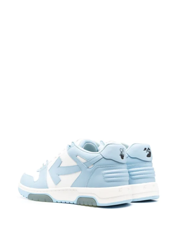 OFF-WHITE OUT OF OFFICE “OOO” CALF LEATHER LIGHT BLUE - immagine 3