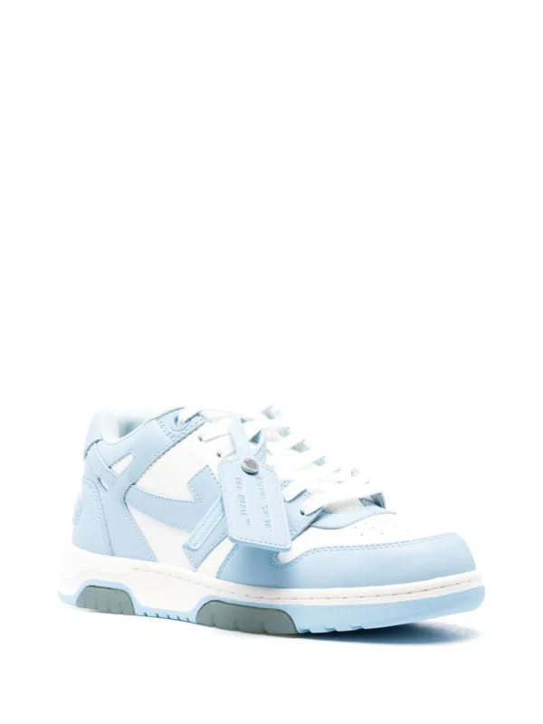 OFF-WHITE OUT OF OFFICE “OOO” CALF LEATHER LIGHT BLUE - immagine 2