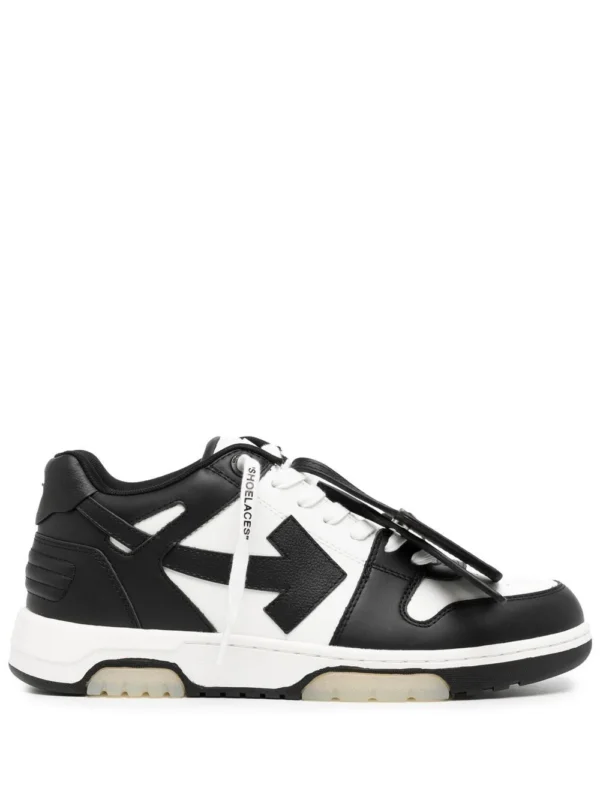 OFF-WHITE OUT OF OFFICE “OOO” CALF LEATHER BLACK