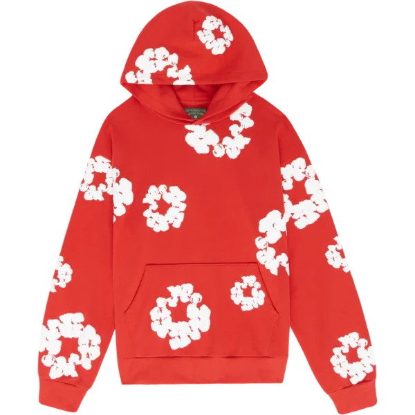 DENIM TEARS – Hoodie Red