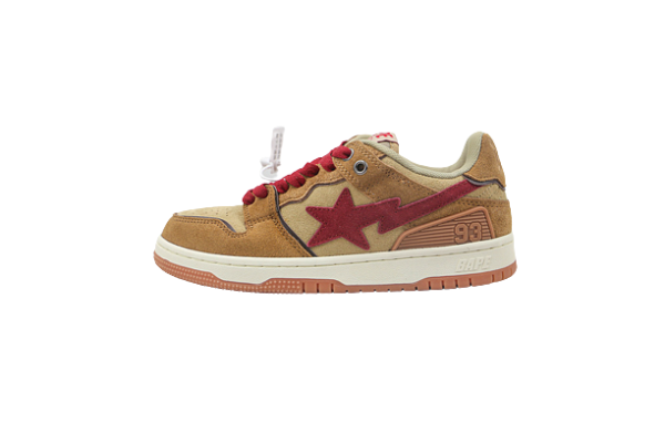 BAPESTA COMBO BROWN-RED