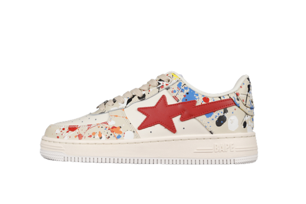 BAPESTA COMBO WHITE-RED