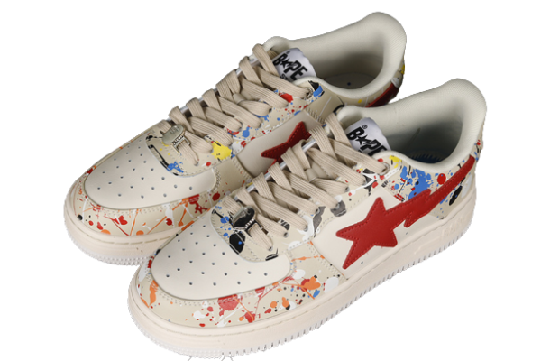 BAPESTA COMBO WHITE-RED - Image 2