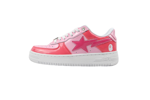 BAPESTA COMBO PINK-WHITE