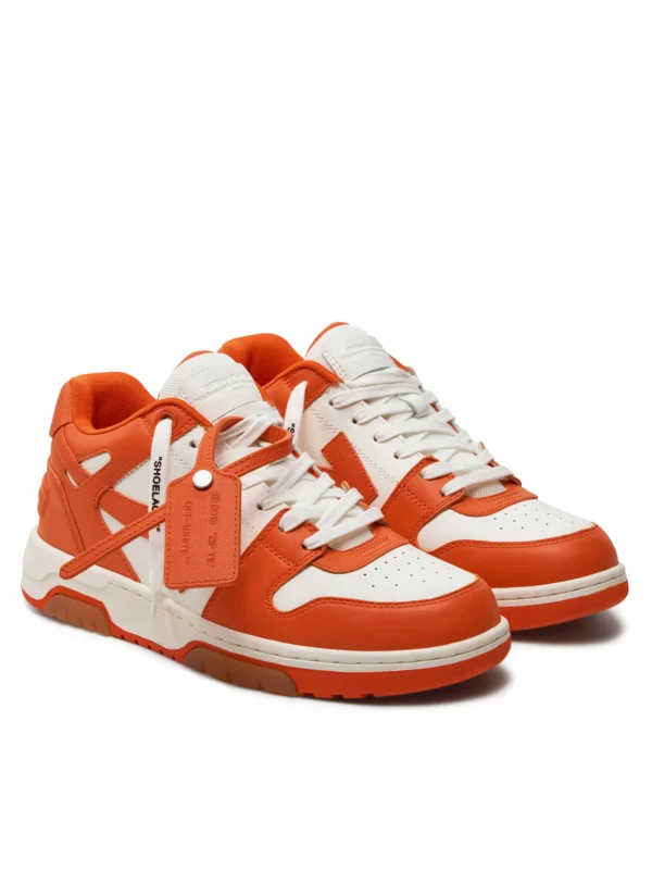 OFF-WHITE OUT OF OFFICE “OOO” CALF LEATHER ORANGE - immagine 2