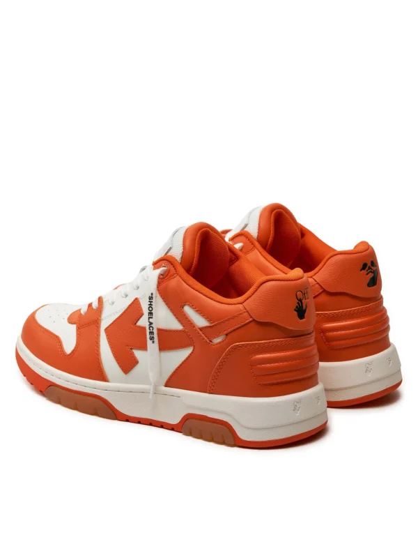 OFF-WHITE OUT OF OFFICE “OOO” CALF LEATHER ORANGE - immagine 6