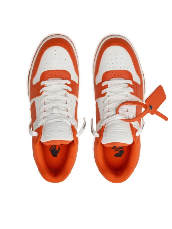 OFF-WHITE OUT OF OFFICE “OOO” CALF LEATHER ORANGE - immagine 5